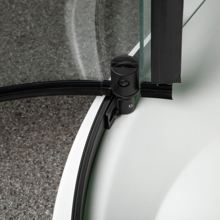 Kerra Splash Black 90 cabină de duș curbată fără tavă de duș [2]