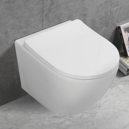 Kerra Toaletă Kasos fără ramă, montată pe perete [4]