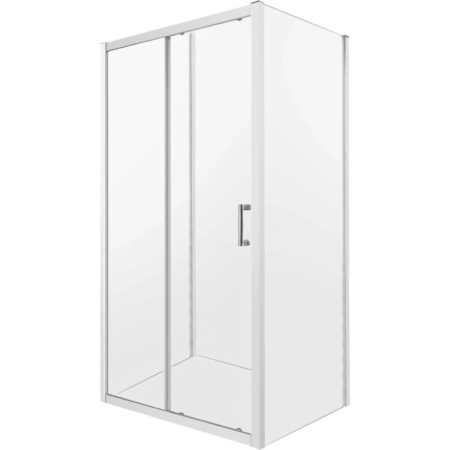 Cabină de duș pătrată / Cabină de duș dreptunghiulară - Kerra Zoom P 100x80 cabină de duș pătrată fără tavă