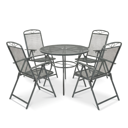 Set mobilier grădină - Leziter Aral 4+1 set de mobilier de grădină antracit