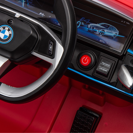 Leziter Automobil electric BMW i4 decapotabil roșu [4]