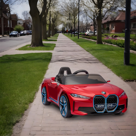 Leziter Automobil electric BMW i4 decapotabil roșu [1]