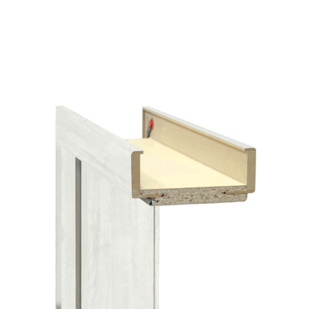 Toc ușă interioară - Leziter Balama decorativă CPL frasin norvegian 75/210 14-16 cromată stângă