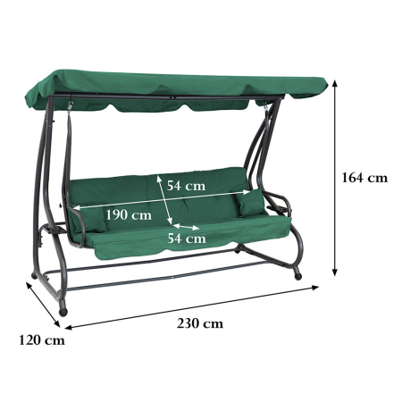 Leziter Balansoar de grădină Bellavista [1]