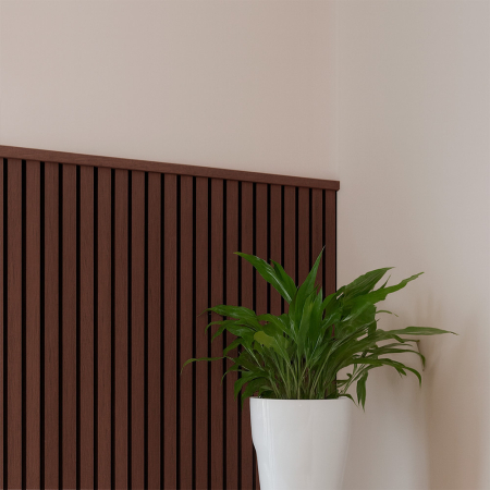 Leziter Bandă de capăt cu efect de nuc 260x2,5x1,8 cm [1]