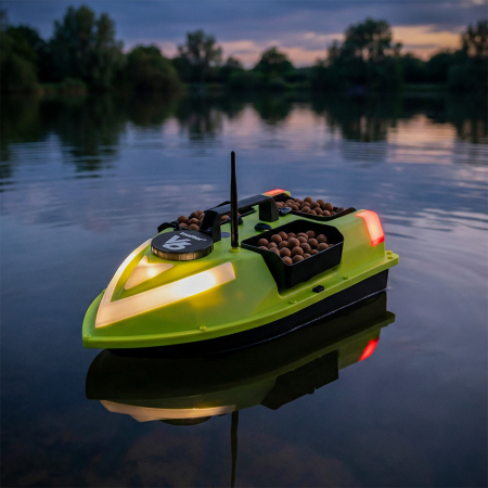 Leziter Barca de alimentare V6 GPS cu 3 rezervoare la lumina de noapte spate și laterale [1]