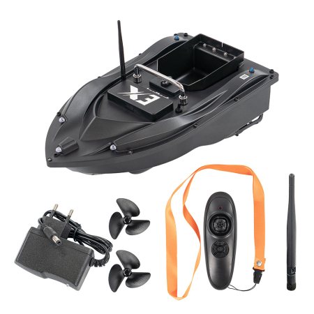 Pescuit - Leziter Barca de alimentare X3 backloader negru