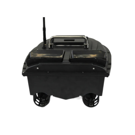 Leziter Barcă de hrănire cu ejecție laterală și compartiment dublu pentru hrănire, neagră [2]