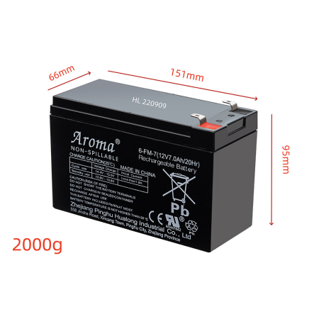 Leziter Baterie auto electrică 7 Ah [1]