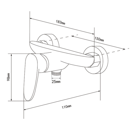 Leziter Robinet de duș Colly [2]