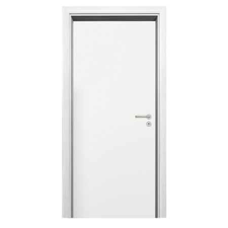 Leziter Blat de ușă decorativ alb 100 stânga BB încuietoare [2]