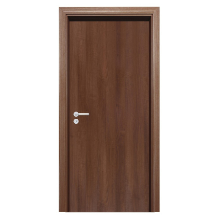 Leziter Blat de ușă decorativ, nuc primo 100, dreapta, încuietoare BB [2]