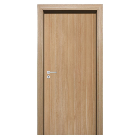 Leziter Blat de ușă decorativ, stejar lustruit, 100 dreapta, încuietoare BB [2]