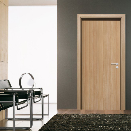 Leziter Blat de ușă decorativ, stejar lustruit, 75 cm, stânga, încuietoare BB [3]