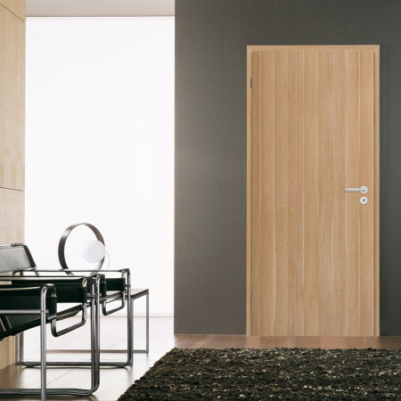 Leziter Blat de ușă decorativ, stejar lustruit, 75 cm, stânga, încuietoare BB [1]