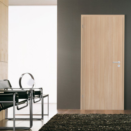 Leziter Blat de ușă decorativ stejar natural 90 stânga BB încuietoare [1]