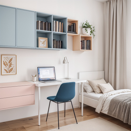 Leziter Boxie 1 ușă dulap de perete 40x40x37 cm galben [4]