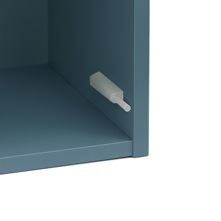 Leziter Boxie 1 ușă dulap de perete 80x40x37 cm albastru petrol [9]
