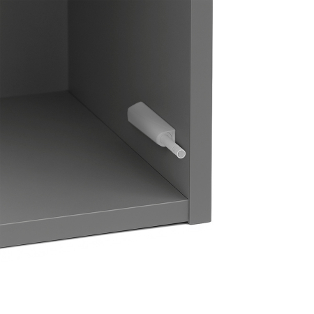 Leziter Boxie 1 ușă dulap de perete 80x40x37 cm antracit [9]