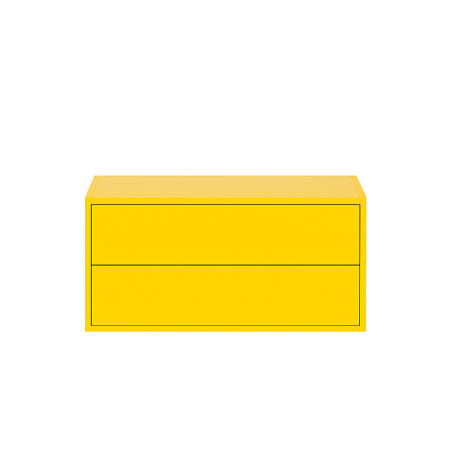 Leziter Boxie 2 sertare dulap de perete 40x80x37 cm dove [0]