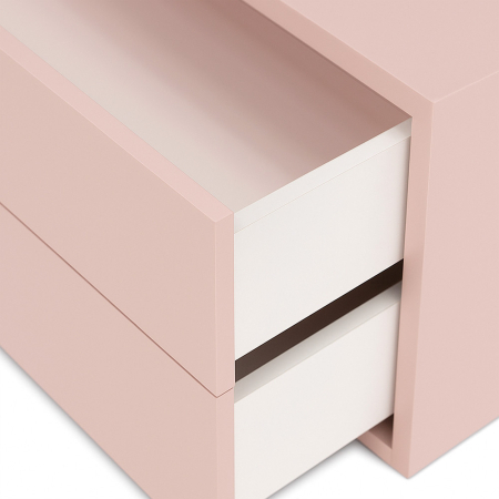 Leziter Boxie 2 sertare dulap de perete 40x80x37 cm roz [8]