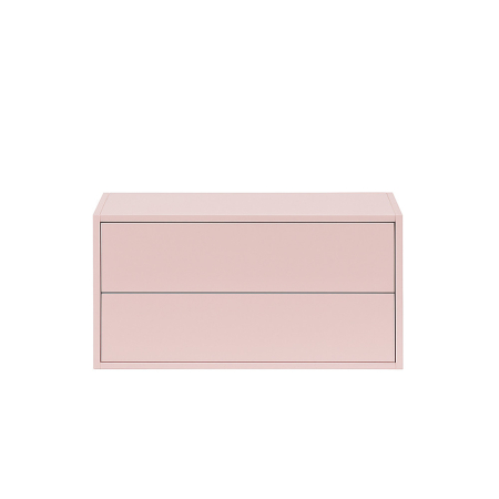 Leziter Boxie 2 sertare dulap de perete 40x80x37 cm roz [0]