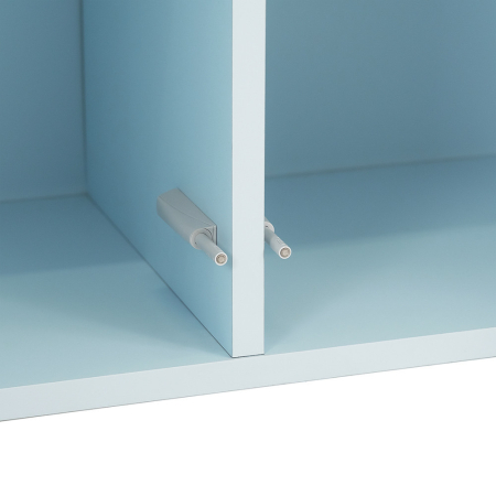 Leziter Boxie 2 uși dulap de perete 80x80x37 cm albastru [7]