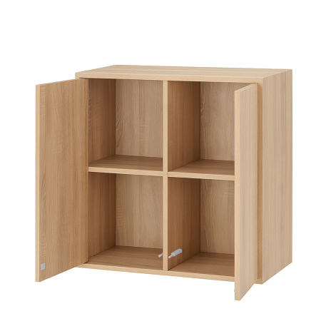 Leziter Boxie 2 uși dulap de perete 80x80x37 cm stejar sonoma [6]