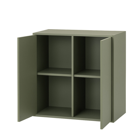 Leziter Boxie 2 uși dulap de perete 80x80x37 cm verde [6]