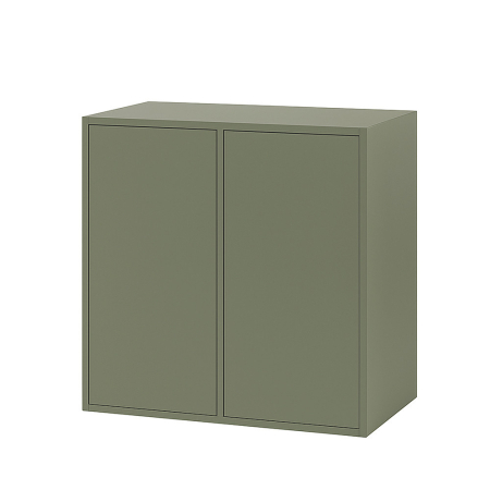 Leziter Boxie 2 uși dulap de perete 80x80x37 cm verde [0]