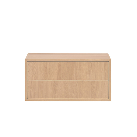 Leziter Boxie dulap de perete cu 2 sertare 40x80x37 cm stejar sonoma [0]