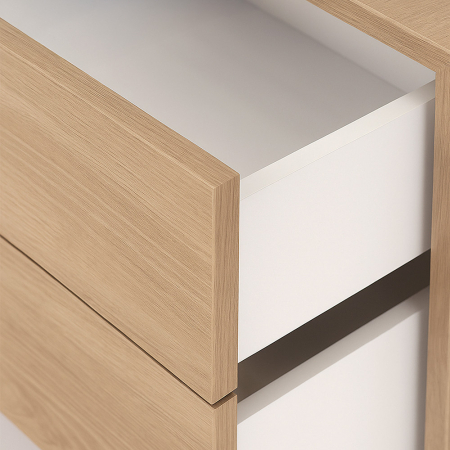 Leziter Boxie dulap de perete cu 2 sertare 40x80x37 cm stejar sonoma [8]