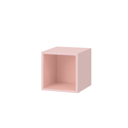 Mobilier pentru living - Leziter Boxie dulap de perete deschis 40x40x37 cm roz