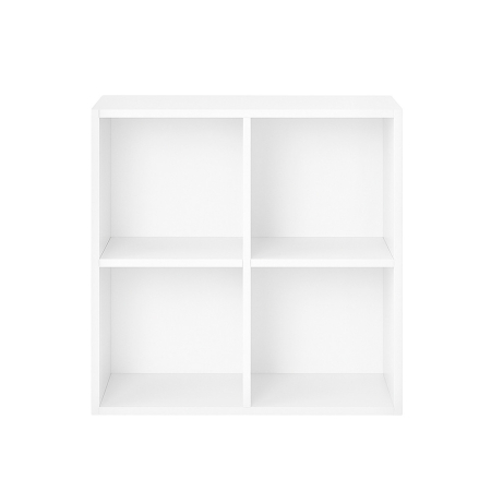 Leziter Boxie dulap de perete deschis 80x80x37 cm alb [3]