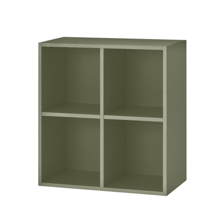 Mobilier - Leziter Boxie dulap de perete deschis 80x80x37 cm verde