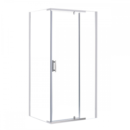 Cabină de duș - Leziter Cabină de duș asimetrică Galatro 80x100 cm fără cădiță de duș