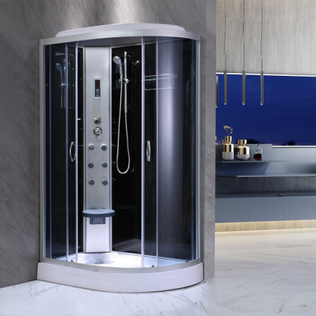 Leziter Cabină de duș cu hidromasaj Aria cu instalare pe partea stângă [1]