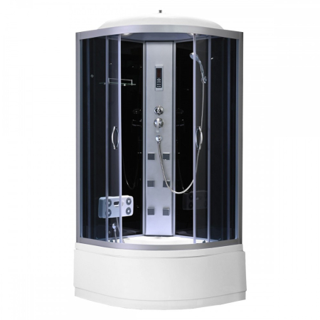 Cabină de duș cu hidromasaj - Leziter Cabină de duș cu hidromasaj Mila - neagră