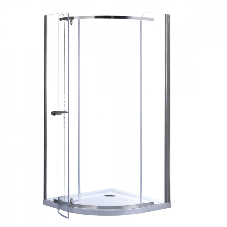 Leziter Cabină de duș curbată Moon TR 80x80 cm fără cădiță de duș [2]