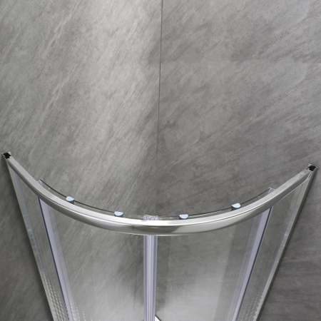 Leziter Cabină de duș curbată Spirit Matrix 80x80 cm fără cădiță de duș [6]