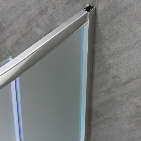 Leziter Cabină de duș curbată Spirit Matt 90x90 cm cu cădiță de duș [8]