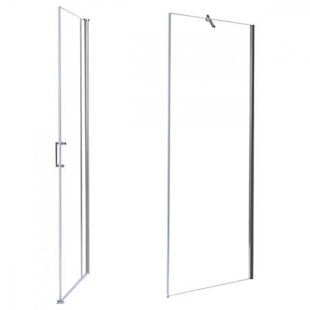 Leziter Cabină de duș pătrată Monica 80x80 cm fără cădiță de duș [3]