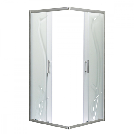 Leziter Cabină de duș pătrată Spirit BAMBOO 80x80, fără cădiță de duș [6]