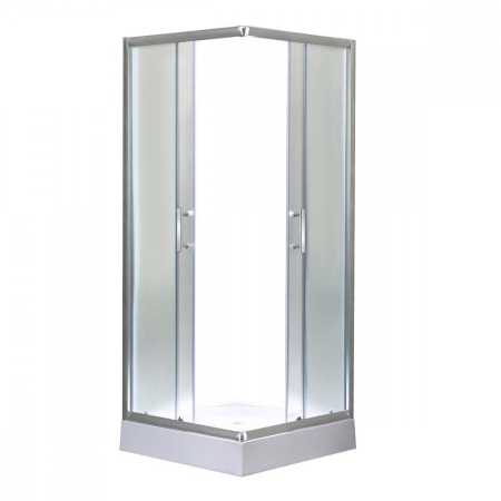 Leziter Cabină de duș pătrată Spirit Matt 80x80 cm cu cădiță de duș [6]