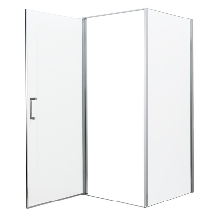 Leziter Cabină de duș pătrată Swing 90x90 cm fără cădiță de duș [2]