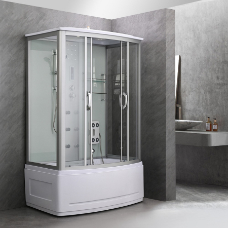 Leziter Cadă cu hidromasaj Emilia 85x135 cm cu electronică, albă [9]