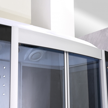 Leziter Cadă cu hidromasaj Emilia 85x135 cm cu electronică Neagră [9]