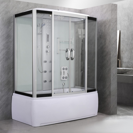 Leziter Cadă cu hidromasaj Emilia 85x170 cm cu electronică, albă [9]