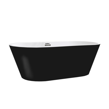 Leziter Cadă de baie independentă Noa neagră [0]