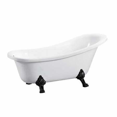 Cada baie - Leziter Cada freestanding Clark 170x73x73 cm, negru